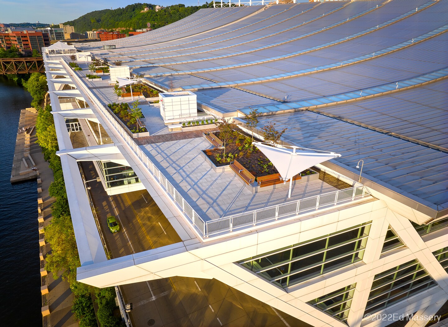 DLCC plaza deck in Pittsburgh, PA